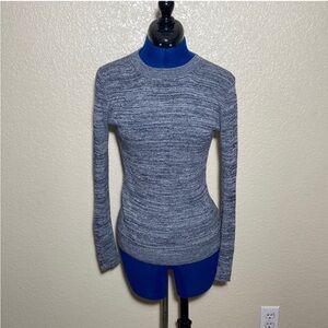 J. Crew Women's Marled Gray Sweater Size XS 100% Cotton